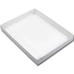 Bakvorm Plaatcake Wit 37x28,5x4,5cm