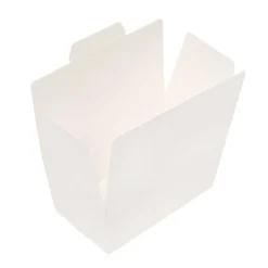 Bonbondoosje Wit Glans -375 gram- 25 stuks**