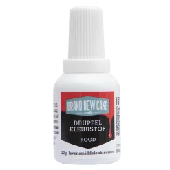 BrandNewCake Druppel Kleurstof Rood 20gr