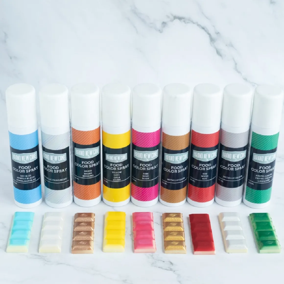 BrandNewCake Kleurspray Metallic Brons 100ml.