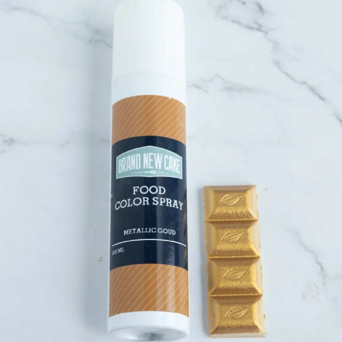 BrandNewCake Kleurspray Metallic Goud 100ml