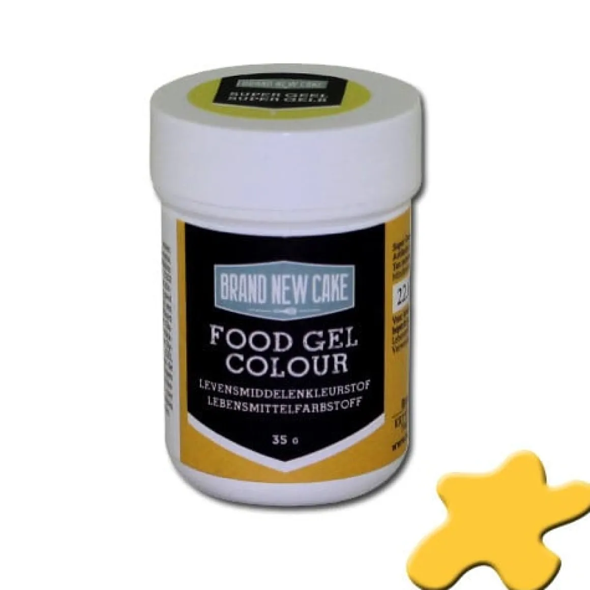 BrandNewCake Kleurstof Gel Super Geel 35gr