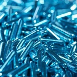 BrandNewCake Sugar Rods Metallic Blauw 80gr.**