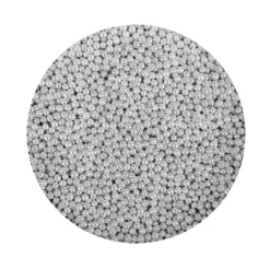 BrandNewCake Suikerparels Metallic Zilver 4mm 80gr.