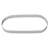 BrandNewCake Taartring RVS Ovaal Geperforeerd 22,5x9x2cm