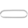 BrandNewCake Taartring RVS Ovaal Geperforeerd 27x8x2cm**