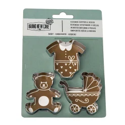 BrandNewCake Uitsteker Set Geboorte 3st.