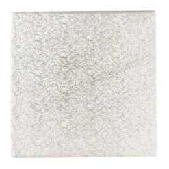 Cakeboard Zilver Vierkant 25cm