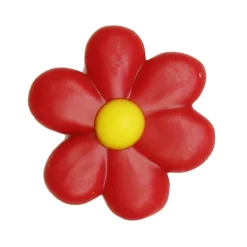 Callebaut Chocoladedecoratie Mini Bloem Rood 160st.