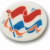Callebaut Marsepeinen Decoratie Vlag en Wimpel Rond 100st.