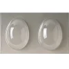Chocolade Holvorm Pasen Half-Ei Glad (2x) 12,5x9,4x4,4cm.