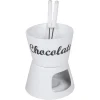 Chocoladefondue Set Porselein