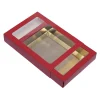 Chocoladeletterdoos GK7 Rood / Goud 26st