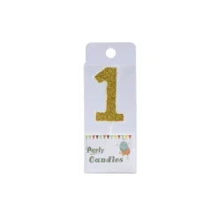 Cijferkaars Goud Glitter #1