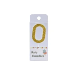 Cijferkaars Goud Glitter #0