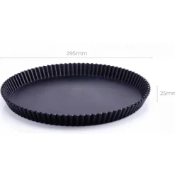 CleanBaking Kunststof Vlaaipan Gekarteld Ø26,5cm