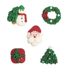 Culpitt Suikerdecoratie Kerst Assortiment 250st.