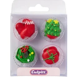 Culpitt Suikerdecoratie Kerst 12st.