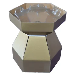 Cupcake Doos Boeket Goud Ø18x19cm