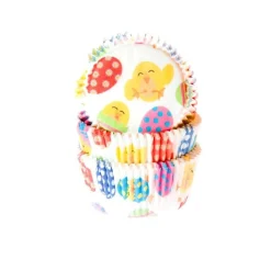 Cupcake Vormpjes HoM Paaskuiken 50x33mm. 50st.