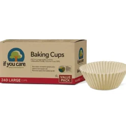 Cupcake Vormpjes Kraft Ongebleekt 50x35mm 240st.