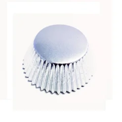 Cupcake Vormpjes PME MINI Zilver 45 stuks