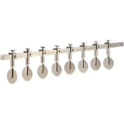 Deegsnijder 60 cm. RVS incl. 8 snijwielen