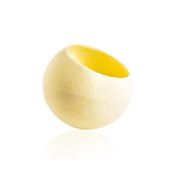 Dobla Chocoladedecoratie Bol Velvet Wit (22 stuks)