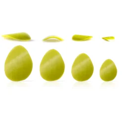 Dobla Chocoladedecoratie Curvy Spots Groen (288 stuks)**