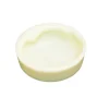 DV Chocoladedecoratie Kuipje Rond Wit 144st**