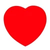 Etiket 'Hart Rood' 500 stuks