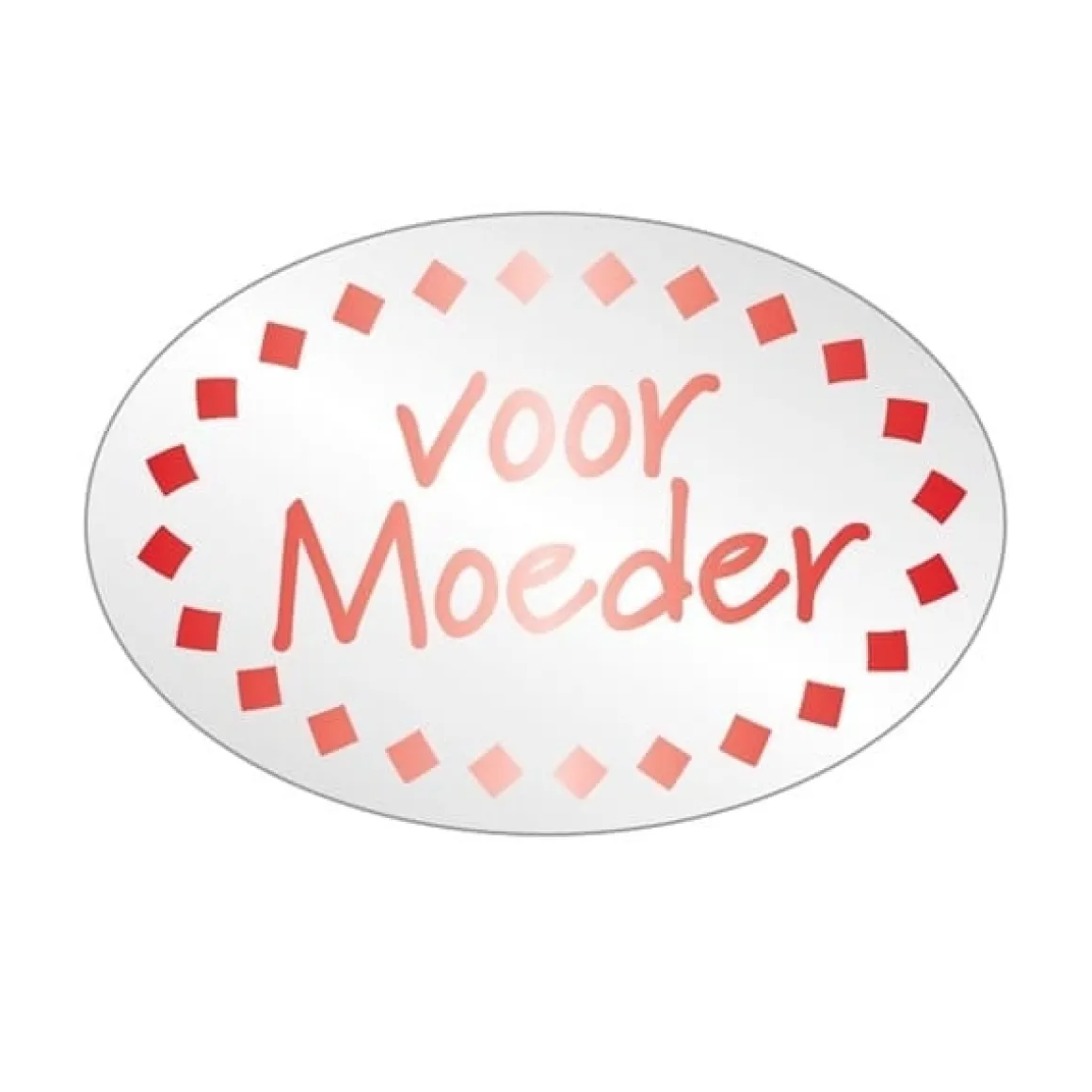 Etiket 'Voor Moeder' 500 stuks**