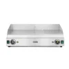 Hendi Bakplaat 1/3 geribbeld 2/3 glad 1/3 geribd 230V/3500W