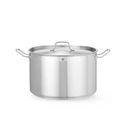 Hendi Kookpan middel 23,5L met deksel ⌀360x(H)230