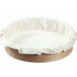 HoM Bakring Hout met Bakpapier Ø20x4cm 3st.