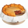HoM Bakring Hout met Bakpapier Ø10,5x4cm 200st.