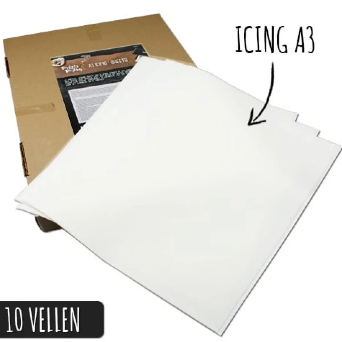 Icing sheets A3-formaat (10 vellen)
