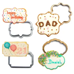 Koekjes Uitsteker Set Frames 4-delig