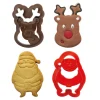 Koekjes Uitstekerset Kerstman & Rendier