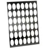 Logo-galettes sjabloon RVS Ovaal Klein