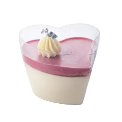 Martellato Lepelgebak cups Hart (100 ml) / 100 stuks