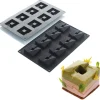 Martellato Siliconen Vorm Cube 50x50mm (8) Set/2**