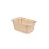 Mini Cakevorm Karton 8x4x4cm Kraft (per stuk)