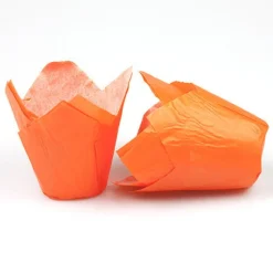 Muffin cups tulpmodel Oranje 200 st.