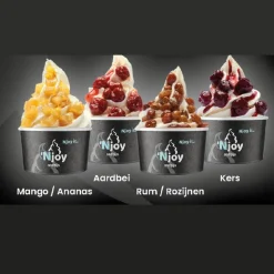 Njoy Fruitcocktail Aardbeien (1kg)