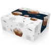 Oliebollendoos Wit 23x23x8cm