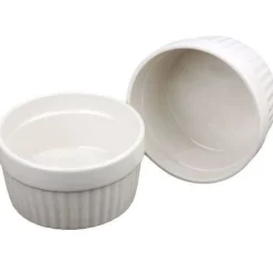 Ovenschaal Porselein (Creme Brulee) Ø8,5x4,6cm Set/2