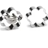 Patisse Uitstekers Smiley Bloem RVS 6cm 2-delig**