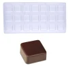 Pavoni Bonbonvorm Vierkant Smooth (21x) 26x26mm