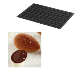 Pavoni Siliconen Vorm Mini Quenelle 42mm (100) 60x40cm